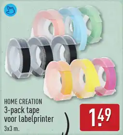 ALDI Home creation 3-pack tape voor labelprinter aanbieding