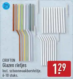 ALDI Crofton Glazen rietjes aanbieding