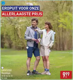 ALDI Adventuridge wandeljas aanbieding