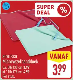 ALDI Novitesse microvezelhanddoek aanbieding