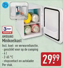 ALDI Ambiano minikoelkast aanbieding
