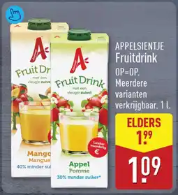 ALDI Appelsientje fruitdrink aanbieding