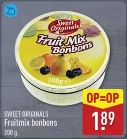 ALDI Sweet Originals Fruit Mix Bonbons aanbieding