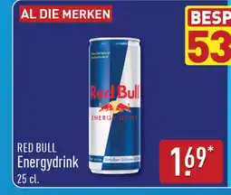 ALDI Red bull energydrink aanbieding