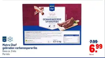 Metro Chef Gebraden Varkensspareribs