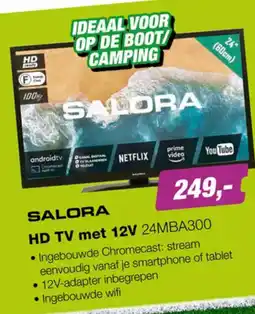 EP Salora HD TV met 12V 24MBA300 aanbieding