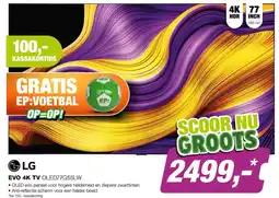 EP LG Evo 4K TV OLED77G55LW aanbieding