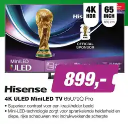 EP Hisense 4K ULED MiniLED TV 65U79Q Pro aanbieding