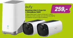 EP EufyCam E40 2-Cam Kit + HomeBase S380 aanbieding