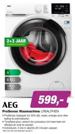 EP AEG ProSense Wasmachine LR6ALPHEN aanbieding