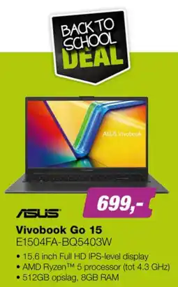 EP Asus Vivobook Go aanbieding