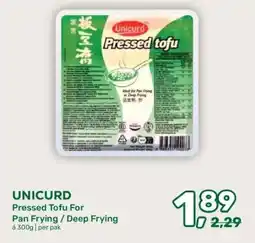 Amazing Oriëntal UNICURD Pressed Tofu For Pan Frying/Deep Frying aanbieding