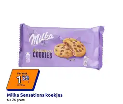 Action Milka Sensations koekjes aanbieding