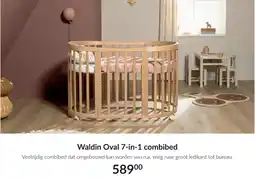 Babypark Wilhelm Oval 7 in1 combibed aanbieding