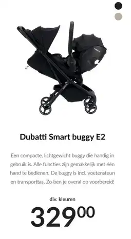 Babypark Dubatti Smart buggy E2 aanbieding