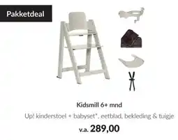 Babypark Up! kinderstoel + babyset aanbieding