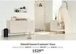 Babypark Kidsmill Intense II oatmeal / brass aanbieding