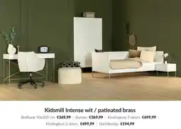 Babypark Kidsmill Intense wit / patinated brass aanbieding