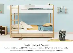 Babypark Bopita Lucas wit/ naturel aanbieding