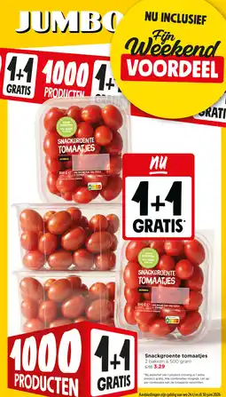 Jumbo Snackgroente tomaatjes aanbieding