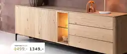 Xooon Trenton, Dressoir 240 cm. - 2-deuren + 3-laden + 2-niches - natural aanbieding
