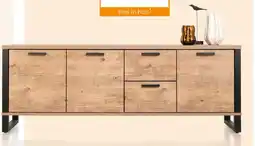 Happy@Home Perth, dressoir 230 cm - 3-deuren + 2-laden aanbieding