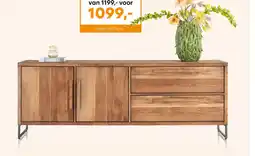 Happy@Home Everest, dressoir 220 cm - 2-deuren + 2-laden aanbieding