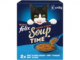 Hoogvliet Felix Soup Original kattenvoer vis selectie aanbieding