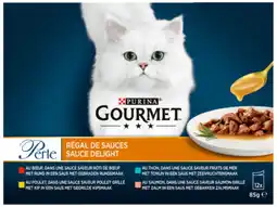 Hoogvliet Gourmet Perle Sauce Delight kattenvoer in saus aanbieding