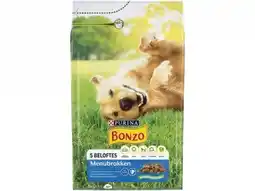 Hoogvliet Bonzo Adult menubrokken hondenvoer kip aanbieding