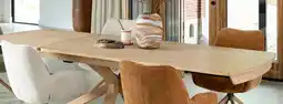 Henders & Hazel Nyon, uitschuiftafel 200 (+ 80) x 100 cm - Natural sand aanbieding