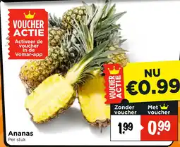Vomar Voordeelmarkt Ananas aanbieding
