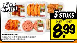 Vomar Voordeelmarkt Barbecuevlees aanbieding