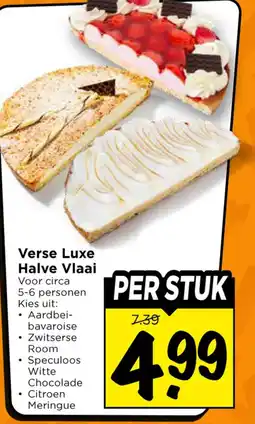 Vomar Voordeelmarkt Verse Luxe Halve Vlaai aanbieding