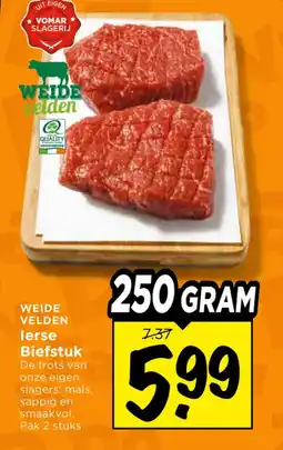 Vomar Voordeelmarkt Biefstuk aanbieding