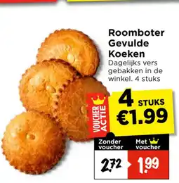 Vomar Voordeelmarkt Roomboter Gevulde Koeken aanbieding