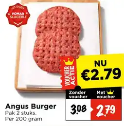 Vomar Voordeelmarkt Angus Burger aanbieding