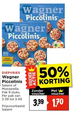 Vomar Voordeelmarkt Wagner Piccolinis aanbieding