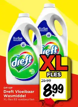 Vomar Voordeelmarkt Dreft Vloeibaar Wasmiddel aanbieding