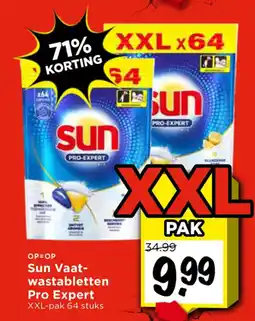 Vomar Voordeelmarkt Sun vaatwastabletten pro expert aanbieding