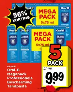Vomar Voordeelmarkt Oral-B Megapack Professionele Bescherming Tandpasta aanbieding