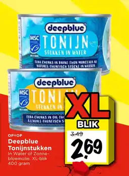 Vomar Voordeelmarkt Deepblue Tonijnstukken aanbieding