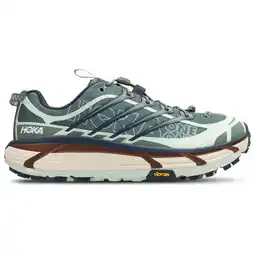 Foot Locker Hoka Mafate Three2 Sneakers Heren - Blauw - Maat 40 - Mesh/Synthetisch aanbieding