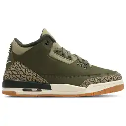 Foot Locker Jordan AJ3 Kindersneakers - Olijf - Maat 36 - Leer aanbieding