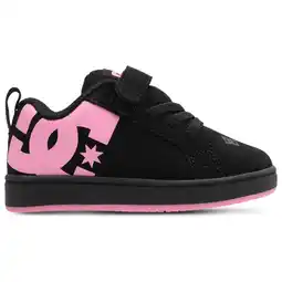 Foot Locker DC Shoes Court Graffik Babyschoenen - Zwart - Maat 20.5 - Suède aanbieding