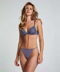 Hunkemoller Hunkemöller Naadloze string Grijs aanbieding