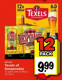 Vomar Voordeelmarkt Texels of Desperados aanbieding