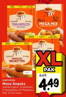 Vomar Voordeelmarkt Mora Snacks aanbieding