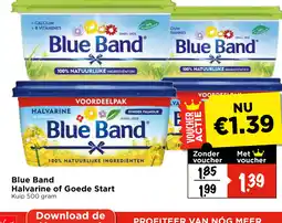 Vomar Voordeelmarkt Blue Band Halvarine of Goede Start aanbieding