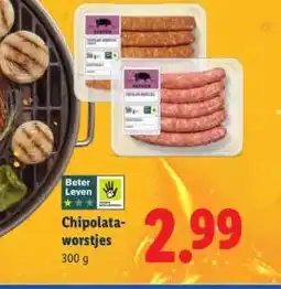 Lidl Chipolata- worstjes aanbieding
